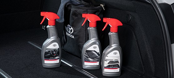 Productos Toyota para limpiar la tapicería del coche