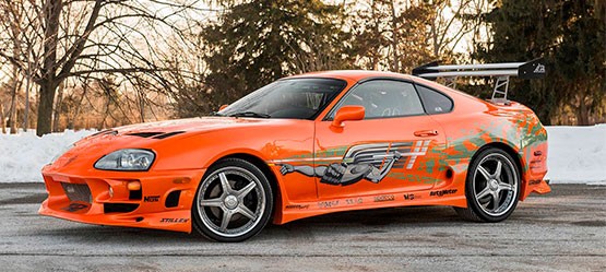 Coche Toyota Supra en Fast and Furious