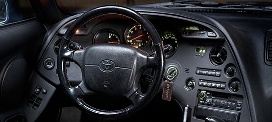 Interior del Toyota Supra