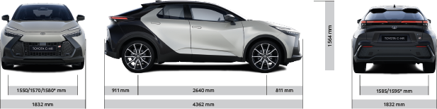 Dimensiones del coche